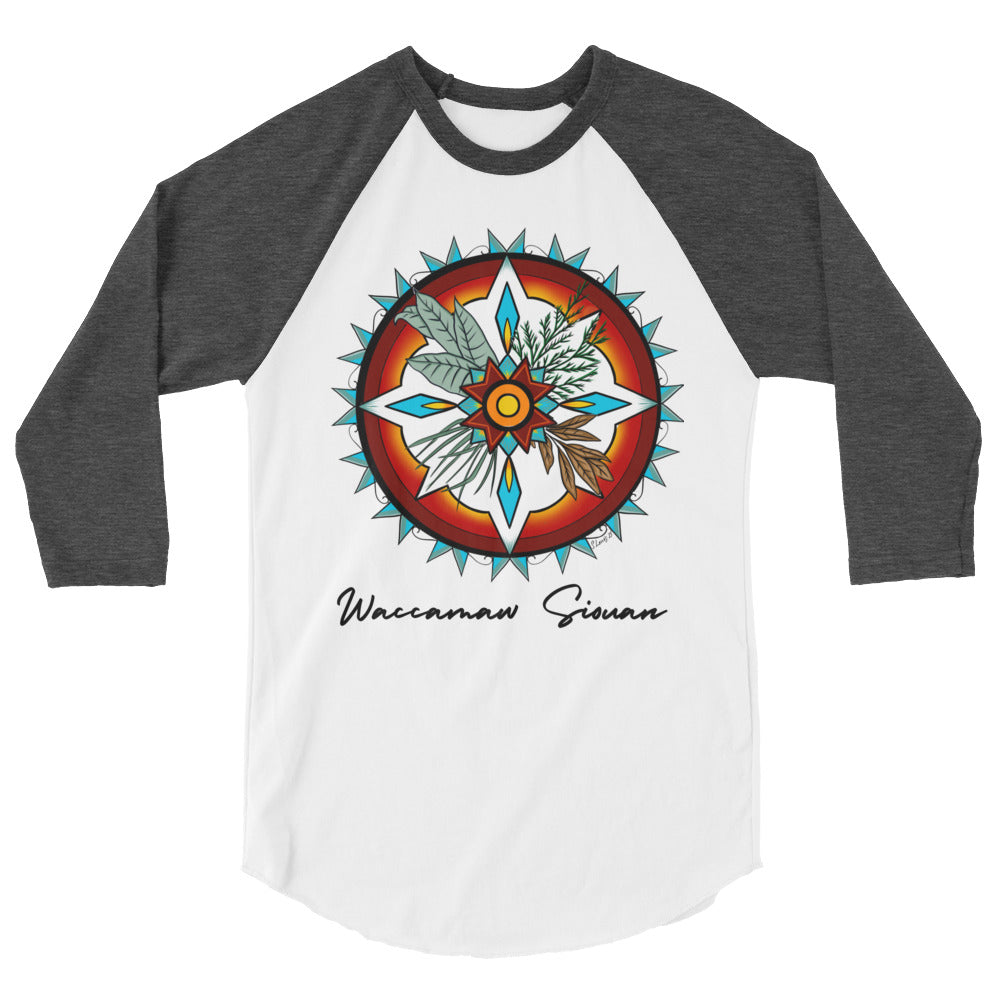 3/4 sleeve raglan shirt