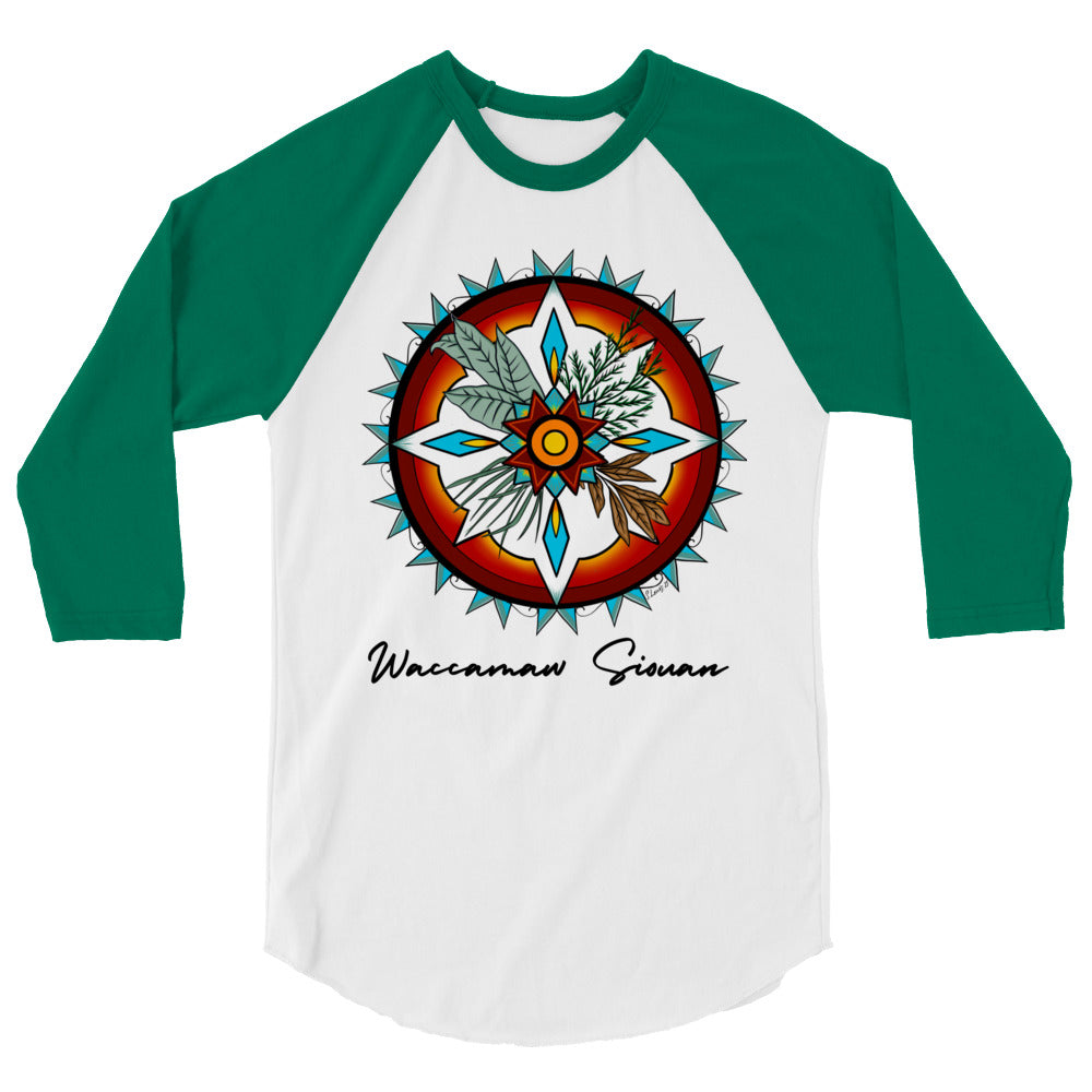 3/4 sleeve raglan shirt