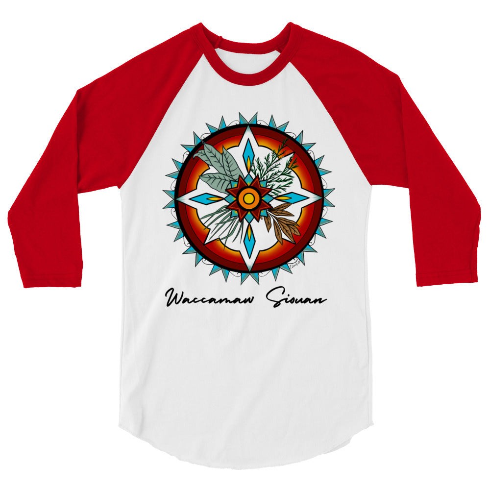 3/4 sleeve raglan shirt