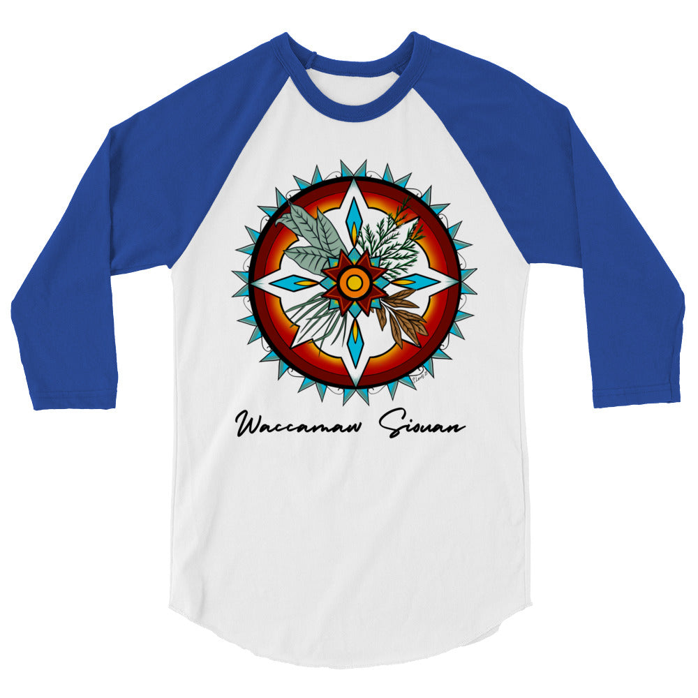 3/4 sleeve raglan shirt
